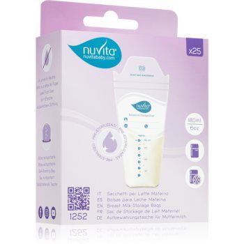 Nuvita Breast milk bags sac pentru păstrarea laptelui matern