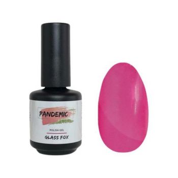 Oja Semipermanenta Polish Gel Glass Fox Roz Translucid, 12 ml de firma originala