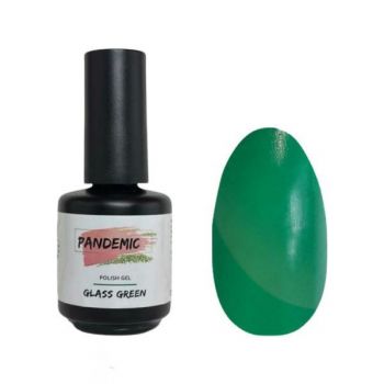 Oja Semipermanenta Polish Gel Glass Green Verde Translucid, 12 ml