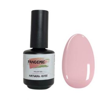 Oja Semipermanenta Polish Gel Natural Rose Roz, 12 ml de firma originala