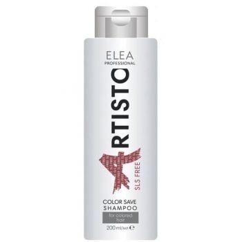 Sampon fara sulfati pentru protectia culorii pentru par vopsit Elea Professional Artisto, 200 ml