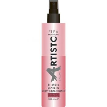 Spray Conditioner bifazic protectie termica pentru par uscat si vopsit Elea Professional Artisto 300ml