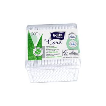 Betisoare Igienice din Hartie cu Extract de Aloe - Bella Cotton Care Paper Buds with Aloe Extract, 200 buc de firma original