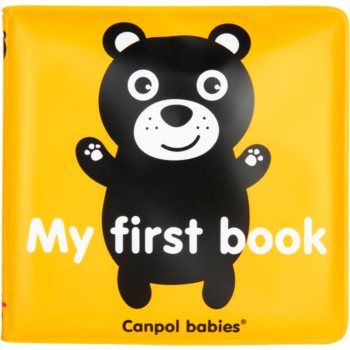 Canpol babies Soft Playbook carte educativă contrastantă cu fluierătoare