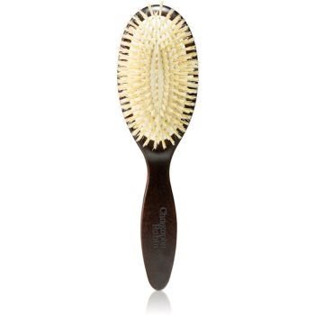 Christophe Robin Detangling Hairbrush perie din lemn pentru păr cu peri de mistret