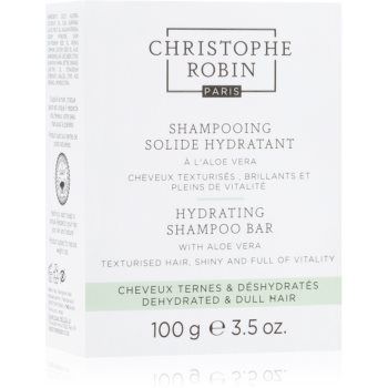 Christophe Robin Hydrating Shampoo Bar with Aloe Vera șampon solid pentru par uscat si sensibil Christophe Robin Hydrating Shampoo Bar with Aloe Vera șampon solid pentru par uscat si sensibil