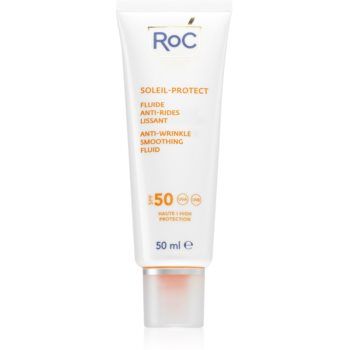 RoC Soleil Protect Anti Wrinkle Smoothing Fluid fluid protecție împotriva îmbătrânirii pielii de firma originala