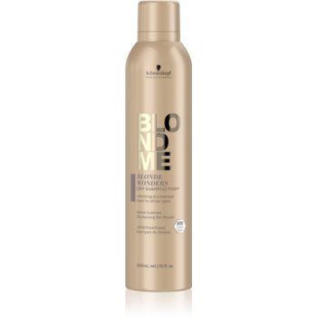 Schwarzkopf Professional Blondme Blonde Wonders șampon uscat cremos pentru parul blond cu suvite