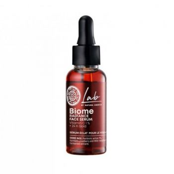 Ser Facial cu Vitamina C si Aur 24 K pentru Luminozitate Lab Biome Radiance Face Serum by Natura Siberica, 30 ml ieftin