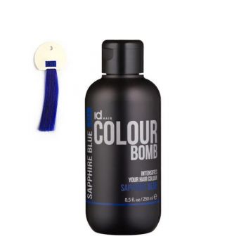Tratament de colorare IdHAIR Colour Bomb - 811 Sapphire Blue, 250ml