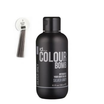 Tratament de colorare IdHAIR Colour Bomb - 911 Silver Grey, 250ml