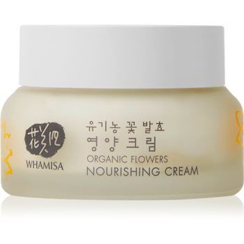 WHAMISA Organic Flowers Nourishing Cream crema de fata hranitoare