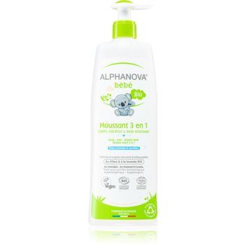 Alphanova Baby Bio spumant de baie și gel de duș 3 in 1