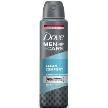 Deodorant Spray Antiperspirant pentru Barbati - Dove Men+Care Clean Comfort, 150 ml