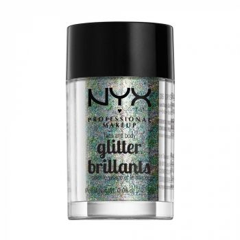 Sclipici pentru fata si corp NYX Professional Face Body Glitter Crystal, 2.5 g Sclipici pentru fata si corp NYX Professional Face Body Glitter Crystal, 2.5 g