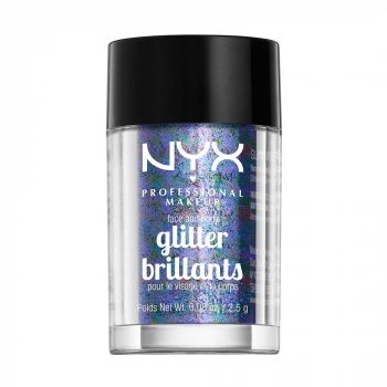 Sclipici pentru fata si corp NYX Professional Face  Body Glitter Violet, 2.5 g