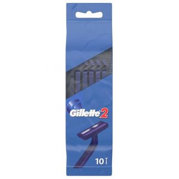 Aparat de Ras cu 2 Lame - Gillette Blue II, 10 buc de firma originala