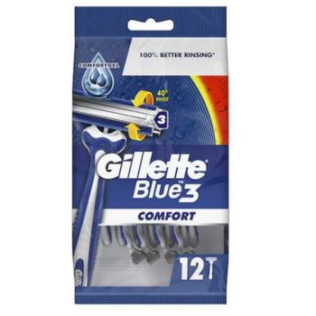 Aparat de Ras cu 3 Lame - Gillette Blue 3 Comfort, 12 buc ieftina