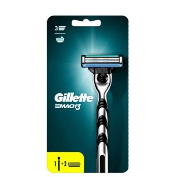 Aparat de Ras Manual + 2 Rezerve - Gillette Mach 3, 1 buc