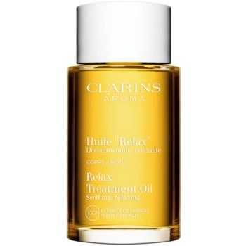 Clarins Relax Body Treatment Oil ulei calmant si reparator pentru toate tipurile de piele la reducere