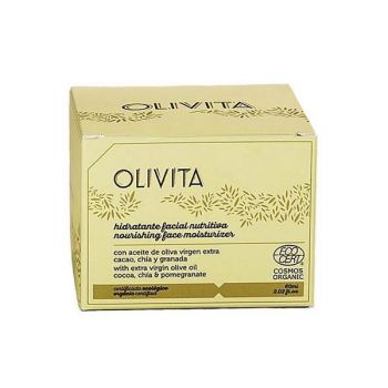 Crema pentru fata hranitoare, gama Olivita, certificare Ecocert Cosmos Organic, La Chinata, 60ml