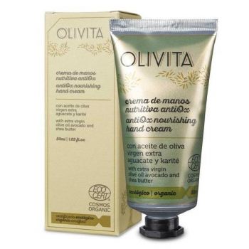 Crema pentru maini, nutritiva, antiox, gama Olivita, certificare Ecocert Cosmos Organic, La Chinata, 50ml ieftina