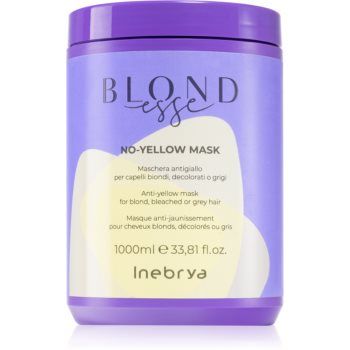 Inebrya BLONDesse No-Yellow Mask Masca de par neutralizeaza tonurile de galben