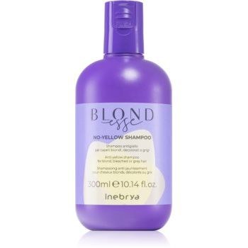 Inebrya BLONDesse No-Yellow Shampoo șampon pentru neutralizarea tonurilor de galben pentru părul blond şi gri ieftin