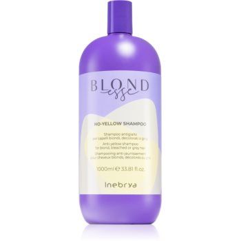 Inebrya BLONDesse No-Yellow Shampoo șampon pentru neutralizarea tonurilor de galben pentru părul blond şi gri ieftin