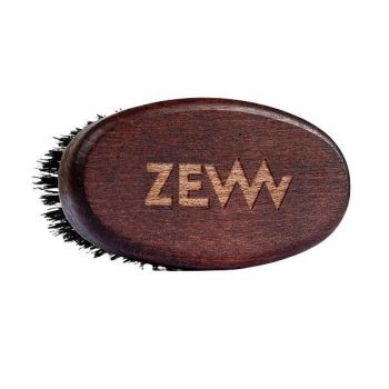 Perie compacta pentru barba, din par natural de mistret, 75mm x 55mm x 35mm, Zew for men ieftin