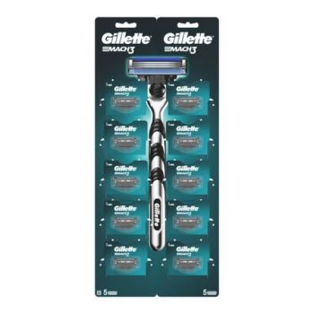 Rezerve Aparat de Ras Gillette Mach 3 - Gillette Mach 3, 10 buc