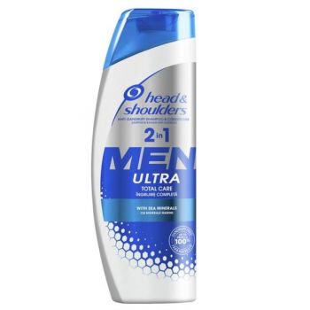 Sampon Antimatreata pentru Barbati - Head&Shoulders Men 2in1 Ultra Total Care, 360 ml