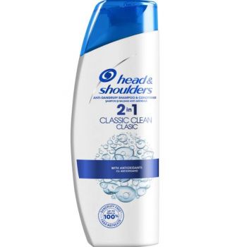 Sampon si Balsam Antimatreata 2 in 1 Clasic - Head&Shoulders Anti-Dandruff Shampoo & Conditioner 2 in 1 Classic Clean, 200 ml