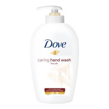 Sapun Lichid Delicat - Dove Caring Hand Wash Fine Silk, 250 ml ieftin