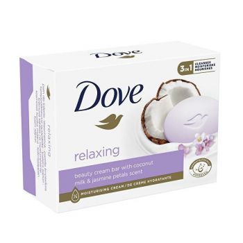 Sapun Solid cu Lapte de Cocos si Iasomie - Dove Purely Pampering Coconut Milk and Jasmine Petals Scent,100 g ieftin