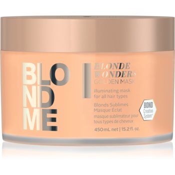 Schwarzkopf Professional Blondme Blonde Wonders Mască nutritivă pentru păr neted și lucios