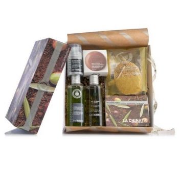 Set cadou Natural Body Care, La Chinata - Sapun 300g + Gel de dush 500 ml + Crema corp 360 ml + Crema maini si unghii 75 ml