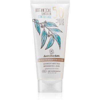 Australian Gold Botanical Tinted Face crema protectoare cu efect de tonifiere de firma originala