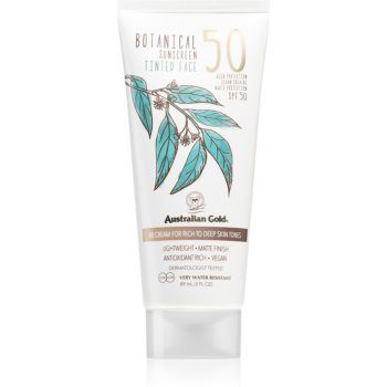 Australian Gold Botanical Tinted Face crema protectoare cu efect de tonifiere de firma originala