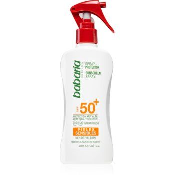 Babaria Sun Sensitive spray solar pentru piele sensibila ieftina