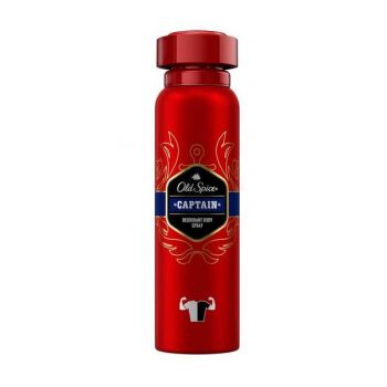 Deodorant Spray pentru Barbati - Old Spice Captain Deodorant Body Spray, 150 ml la reducere