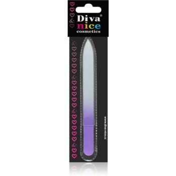 Diva & Nice Cosmetics Accessories File pila de unghii din sticla mare