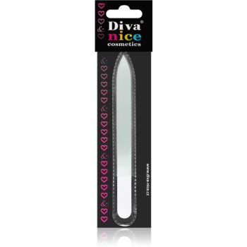 Diva & Nice Cosmetics Accessories File pila de unghii din sticla mare