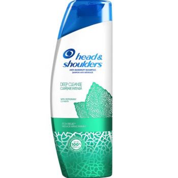 Sampon pentru Curatare Intensa Antimatreata si Reducerea Mancarimilor - Head&Shoulders Anti-dandruff Shampoo Deep Cleanse Itch Relief, 300 ml la reducere