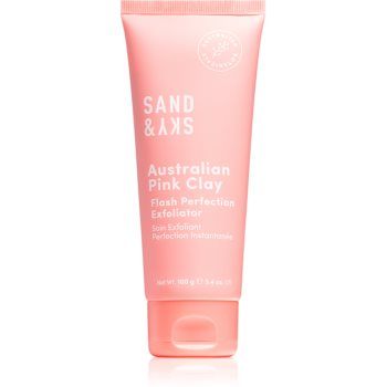 Sand & Sky Australian Pink Clay Flash Perfection Exfoliator exfoliant de curățare pentru a improspata porii si pielea cu aspect obosit ieftin