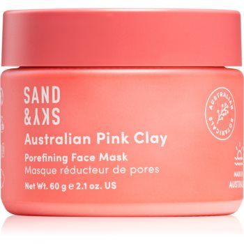 Sand & Sky Australian Pink Clay Porefining Face Mask mască detoxifiantă pentru pori dilatati