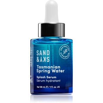 Sand & Sky Tasmanian Spring Water Splash Serum ser cu hidratare intensă faciale