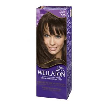 Vopsea Permanenta - Wella Wellaton Intense Color Cream, nuanta 5/0 Saten Deschis la reducere