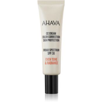 AHAVA CC Cream Color Correction crema CC pentru uniformizarea nuantei tenului