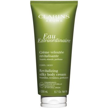 Clarins Eau Extraordinaire Revitalizing Silky Body Cream crema de corp nutritiva pentru piele mixta spre grasa de firma originala